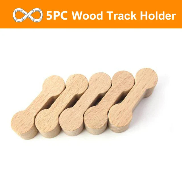 1-Piece Wooden Train Track Accessory – Compatible Railway Piece for Kids Wooden Train Sets, Educational Toy