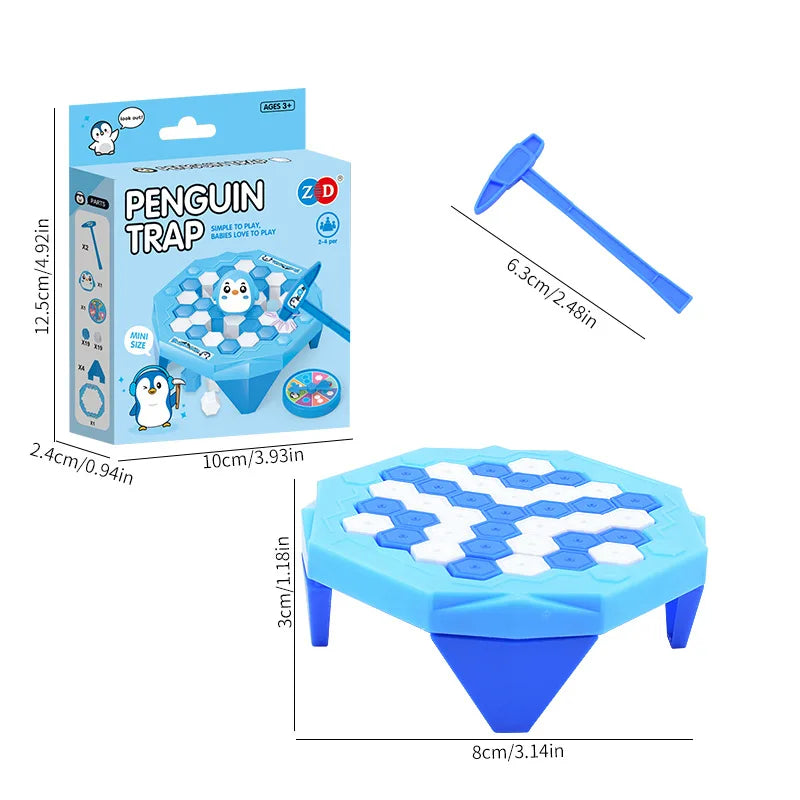 Mini Penguin Ice Breaker Party Game Parent-Child Interactive Board Game Birthday Gift for Kids