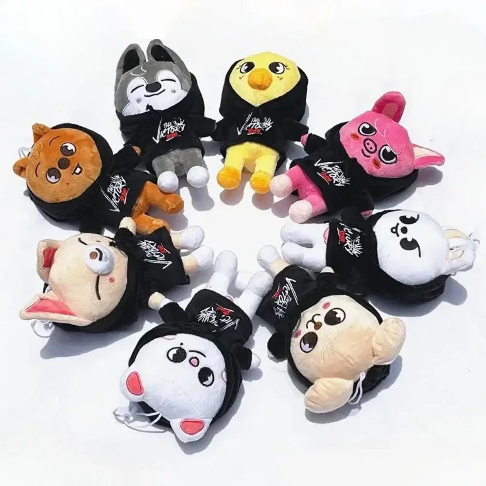 Kawaii 23 cm (9.1 in) Plush Stuffed Animal, Cute Cartoon Companion Toy & Room Decor Gift