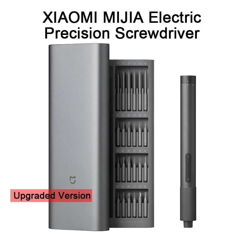 Electric Precision Screwdriver Kit — 24 S2 Steel Bits, 2 Torque Settings, 400+ Screws/Charge, USB-C Rechargeable