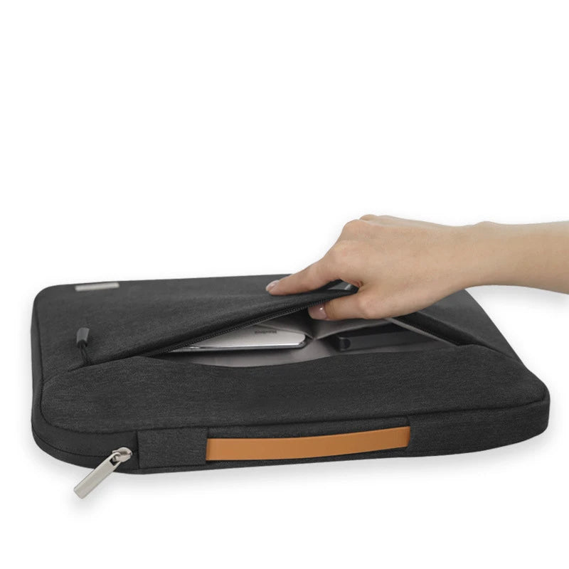 Multi-Pocket Shockproof Laptop Sleeve with Handle — Zipper Case for 13/14/15.6/16-Inch Laptops (33–41 cm)
