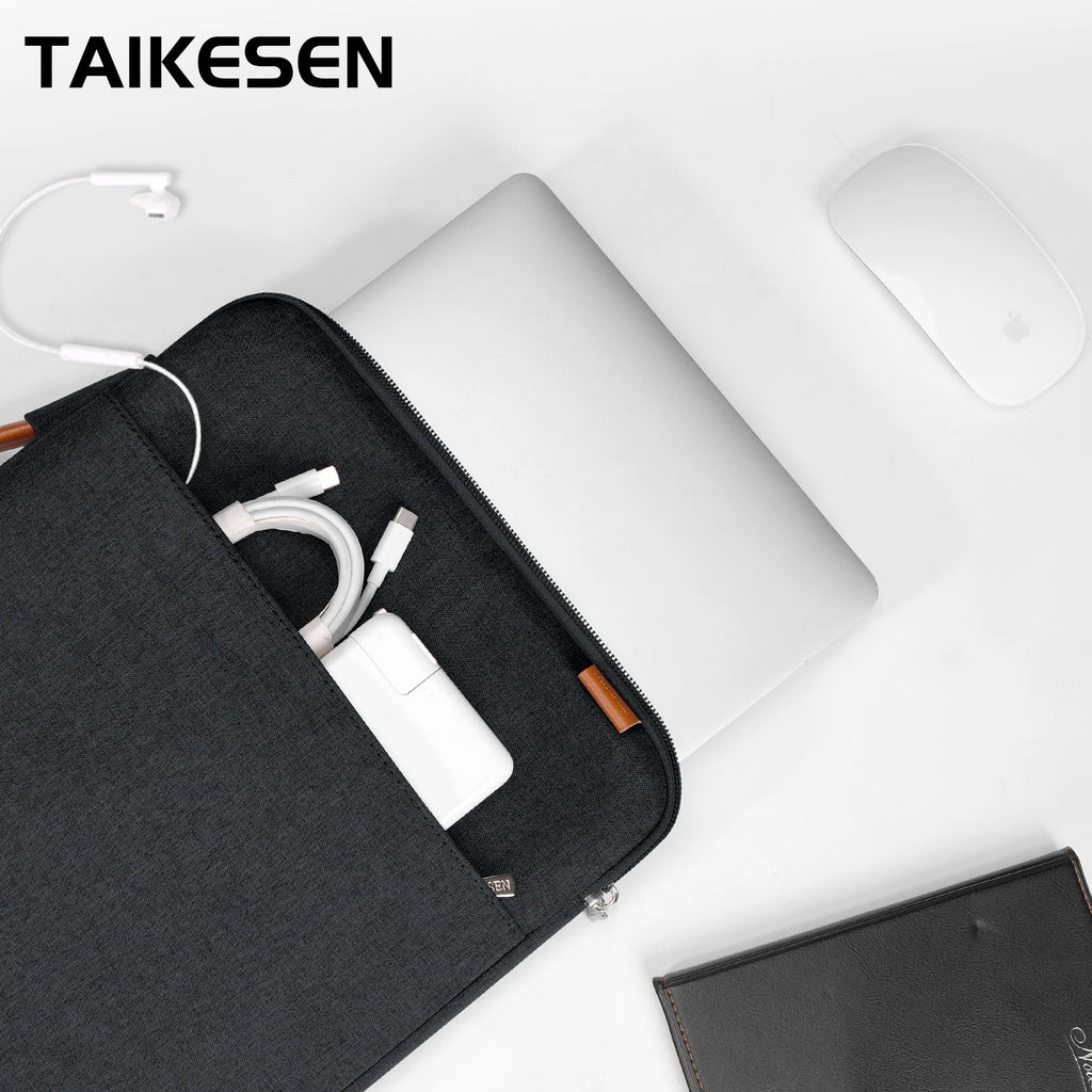 Padded Polyester Laptop Sleeve – Fits 12–16 in (30–41 cm) Laptops | 13.3, 14, 15.6 in Notebook Carrying Case