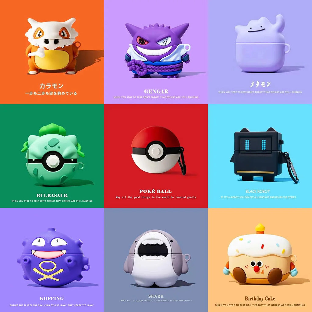 Pokemon Cartoon Silicone Case for Galaxy Buds 3 Pro – Protective Wireless Earbuds Cover