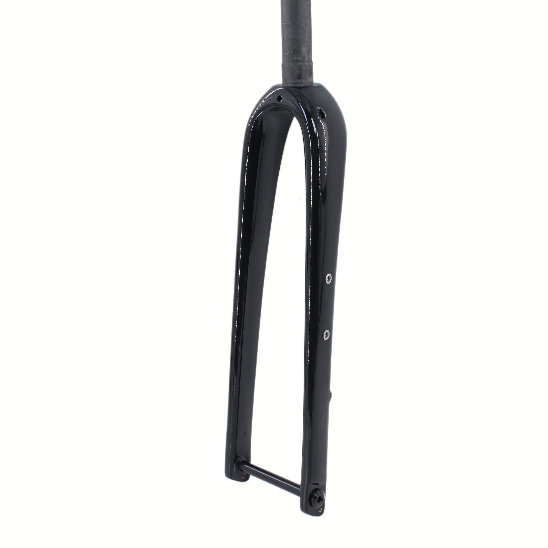 700C Full Carbon Gravel & Cyclocross Road Bike Fork — Flat Mount Disc Brake, Rack/Fender Mount, Tapered or Straight Steerer