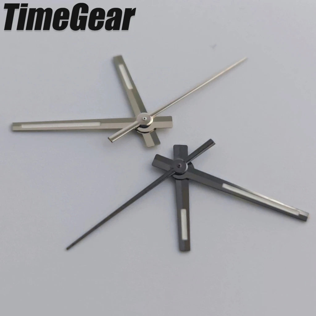 C3 Green Luminous Watch Hands Set for NH Series & Compatible Automatic Movements — 12.5 × 12 × 8 mm (0.49 × 0.47 × 0.31 in)
