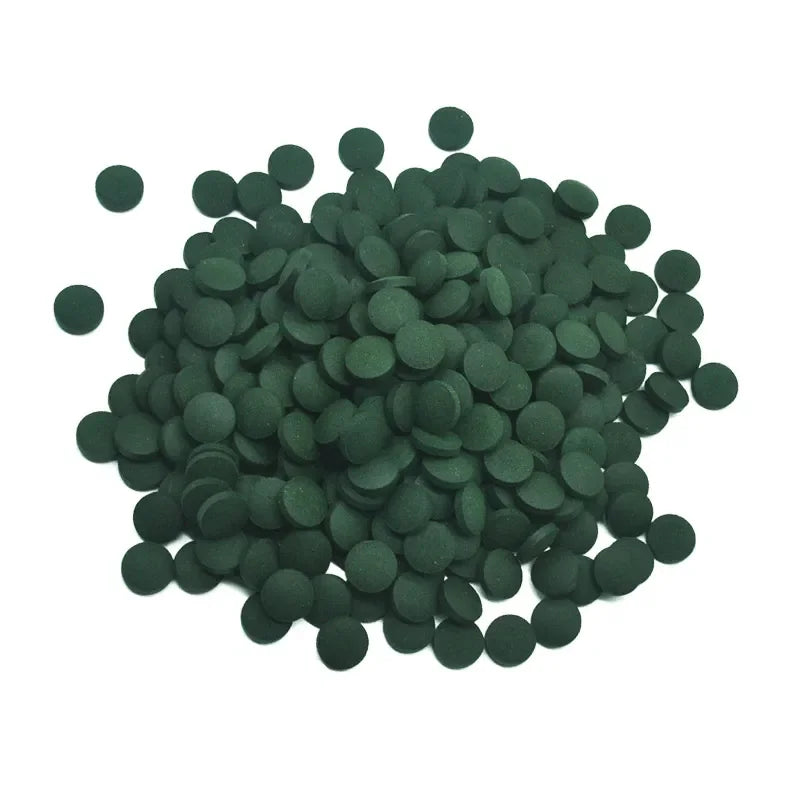 100-Pack Spirulina Tablets Fish & Shrimp Food – Nutrient-Rich Algae Pellets for Aquarium Fish, Crystal Red Shrimp