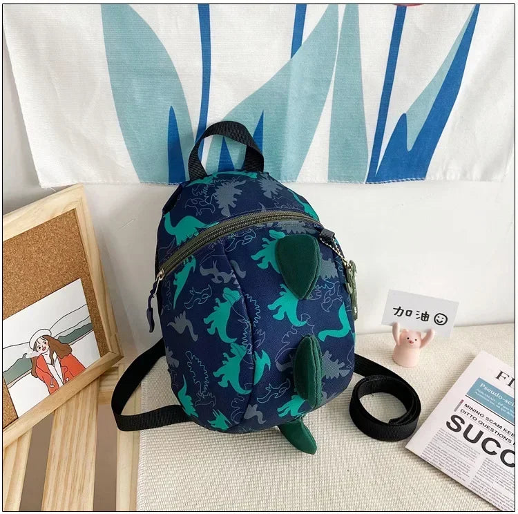 Dinosaur Toddler Safety Harness Backpack – Anti-Lost Wrist Link Kids School Bag (Ages 4-6)