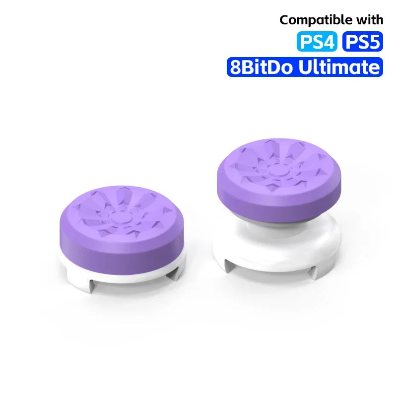 High-Rise Thumbstick Extenders for PS4, PS5 & 8BitDo Ultimate Controller – 2-Pack Silicone Joystick Grips