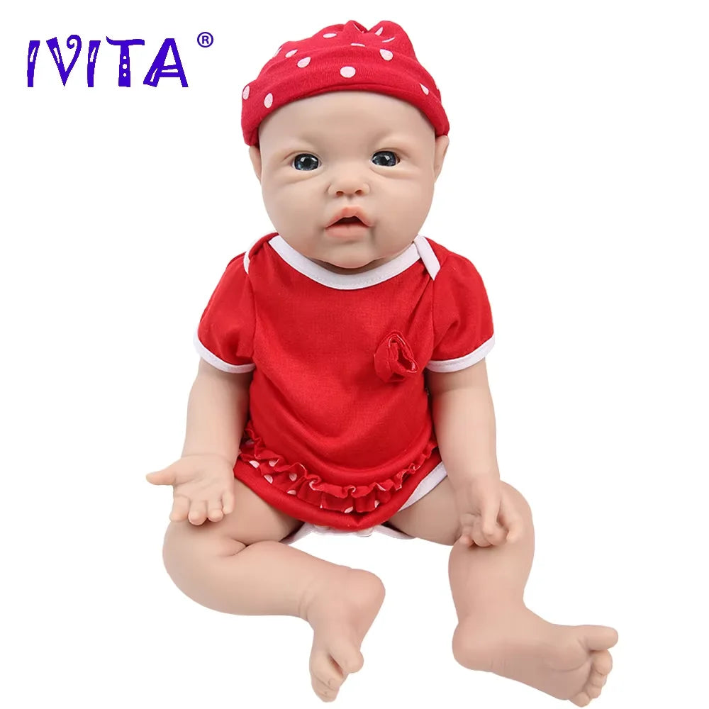 Full Body Medical-Grade Silicone Reborn Baby Doll – Realistic, Weighted & Painted, 28–47 cm (11–18.5 in) – Collectible Gift for Adults & Kids