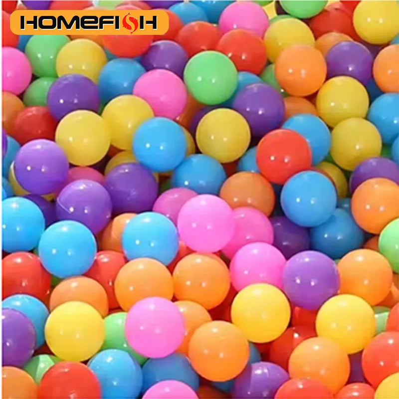 100-Pack 55mm (2.2 in) Colorful Plastic Ball Pit Balls — Pool & Ocean Balls for Kids Play, Ball Pits, Sensory & Stress Relief