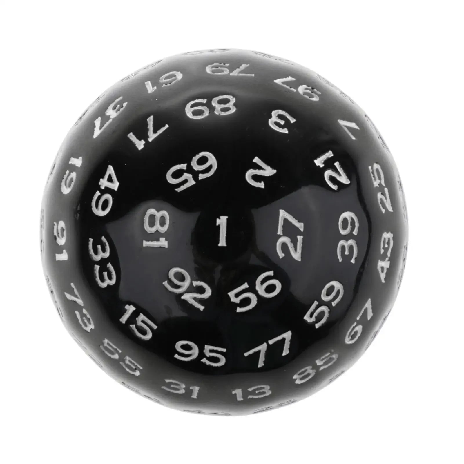 100-Sided D100 Acrylic Dice 48mm / 1.89in Polyhedral RPG Tabletop Game Accessory