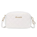 Tassel Embroidered Small Saddle Messenger Camera Crossbody Bag with Chain Strap for Women