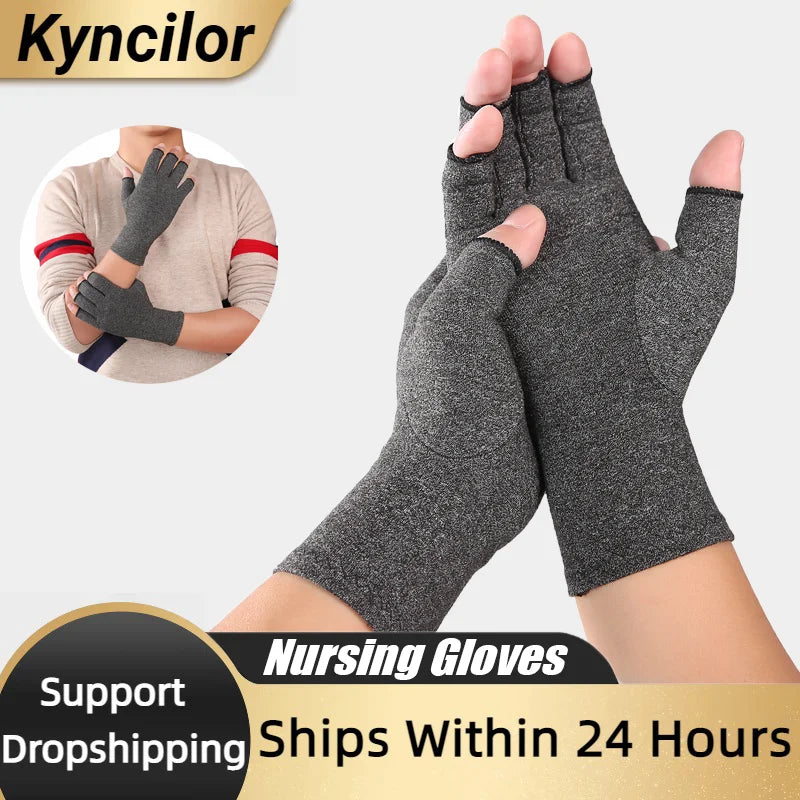 Compression Arthritis Gloves Wrist Support for Joint Pain Relief - Unisex Therapy Hand Brace