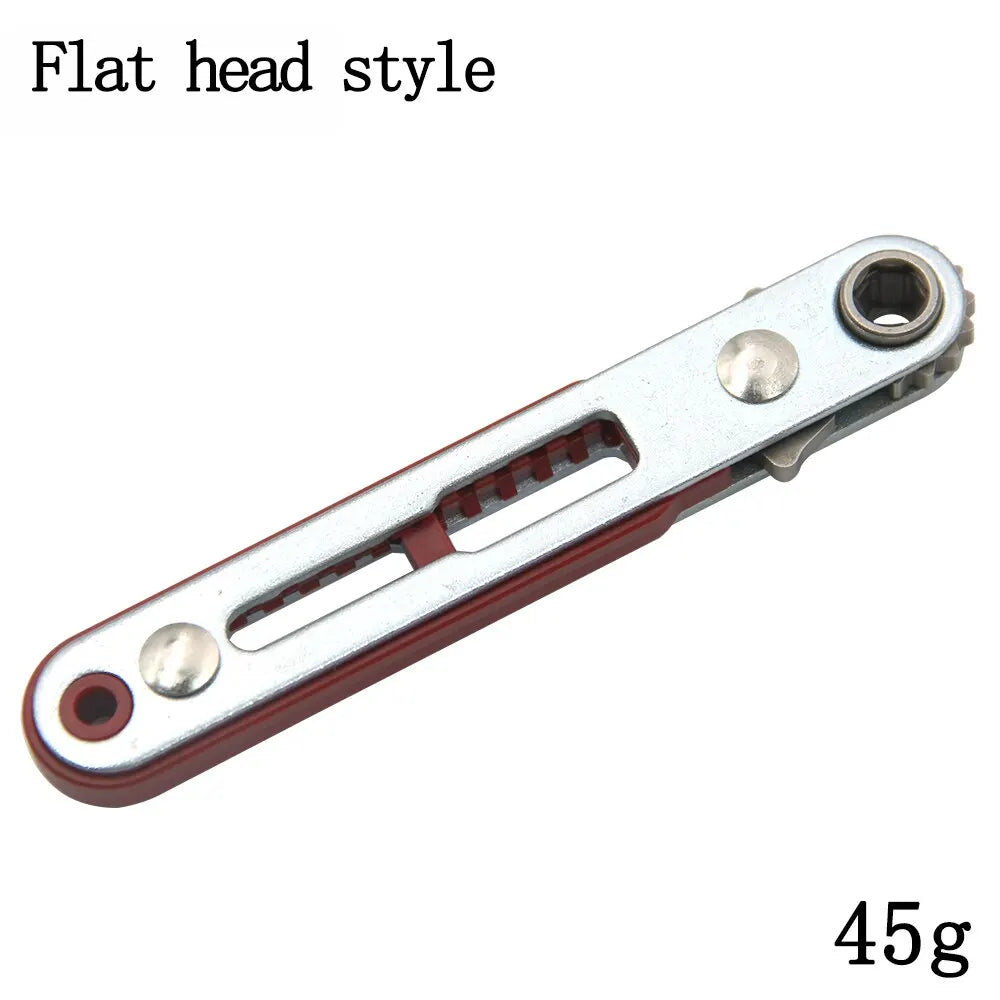 Bidirectional Ratchet Screwdriver Elbow – Multifunctional 4-in-1 Slotted & Phillips Wrench