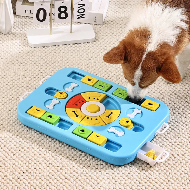 Interactive Dog & Cat Puzzle Toy – Slow Feeder Enrichment for Small, Medium & Large Pets
