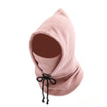 Unisex Windproof Winter Balaclava with Drawstring - Motorcycle Riding Warm Face Mask