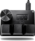 Hot-Swappable Mini Wired Keyboard with Magnetic Hall-Effect Switches, 0.96-inch (24.4 mm) IPS Screen, Programmable Knob, RGB Lighting, USB-C, 8000Hz