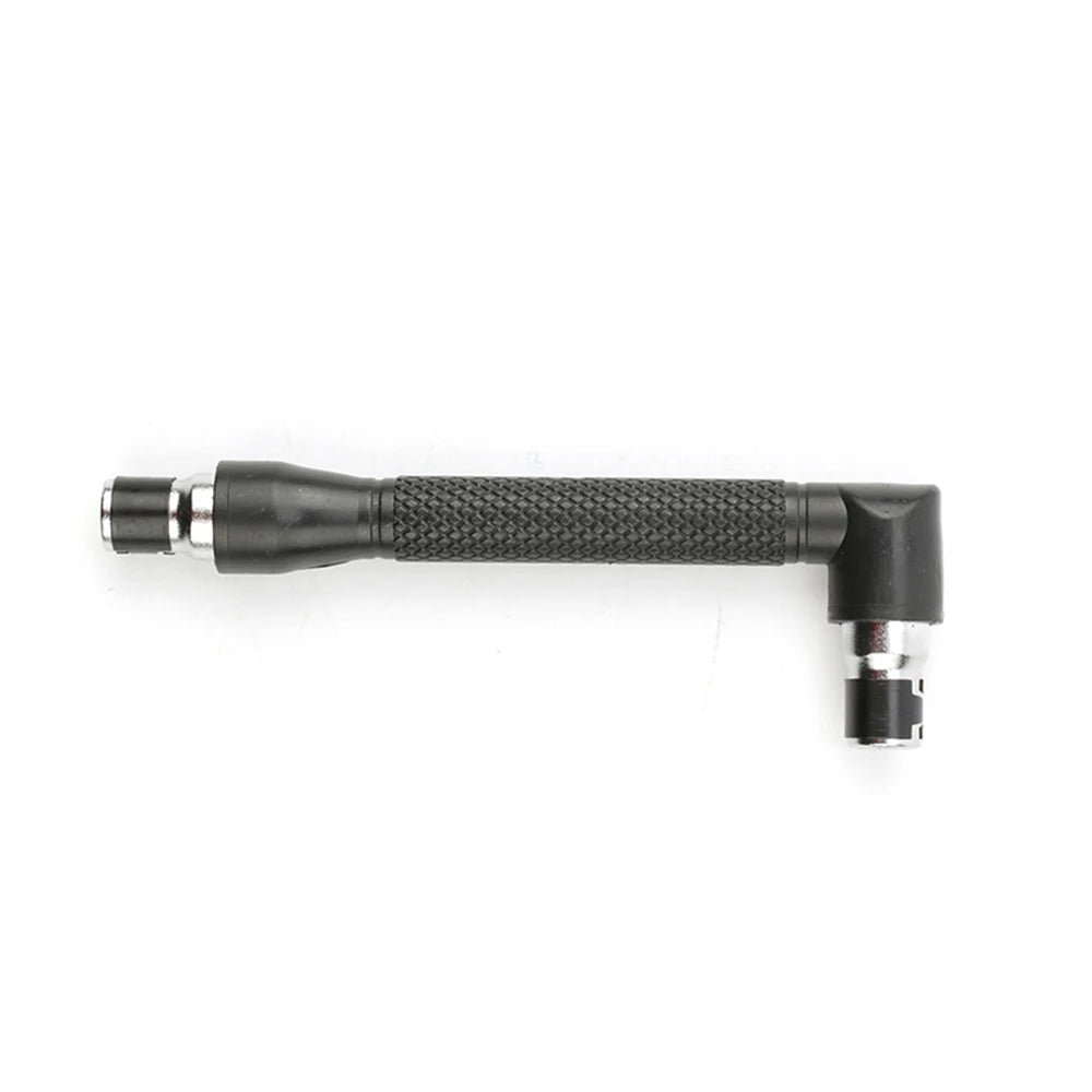 L-Type L-Shaped 1/4-Inch (6.35mm) Hex Screwdriver Handle — 90° Double-Ended Bit Holder