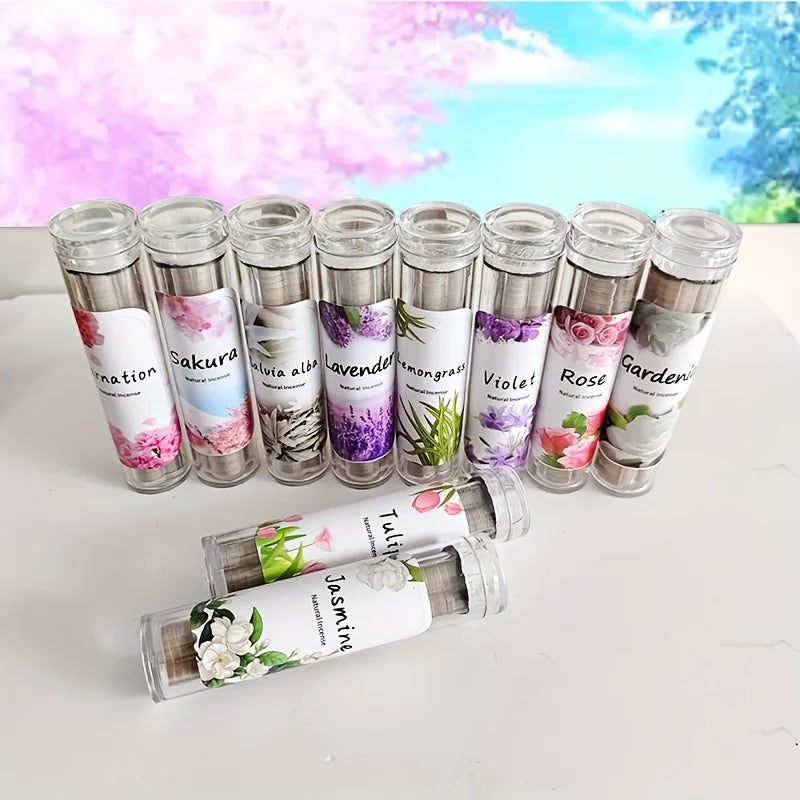 40-Pack Wooden Lavender Incense Sticks – Aromatherapy for Yoga, Meditation, Home, Spa & Office, Relaxation Gift