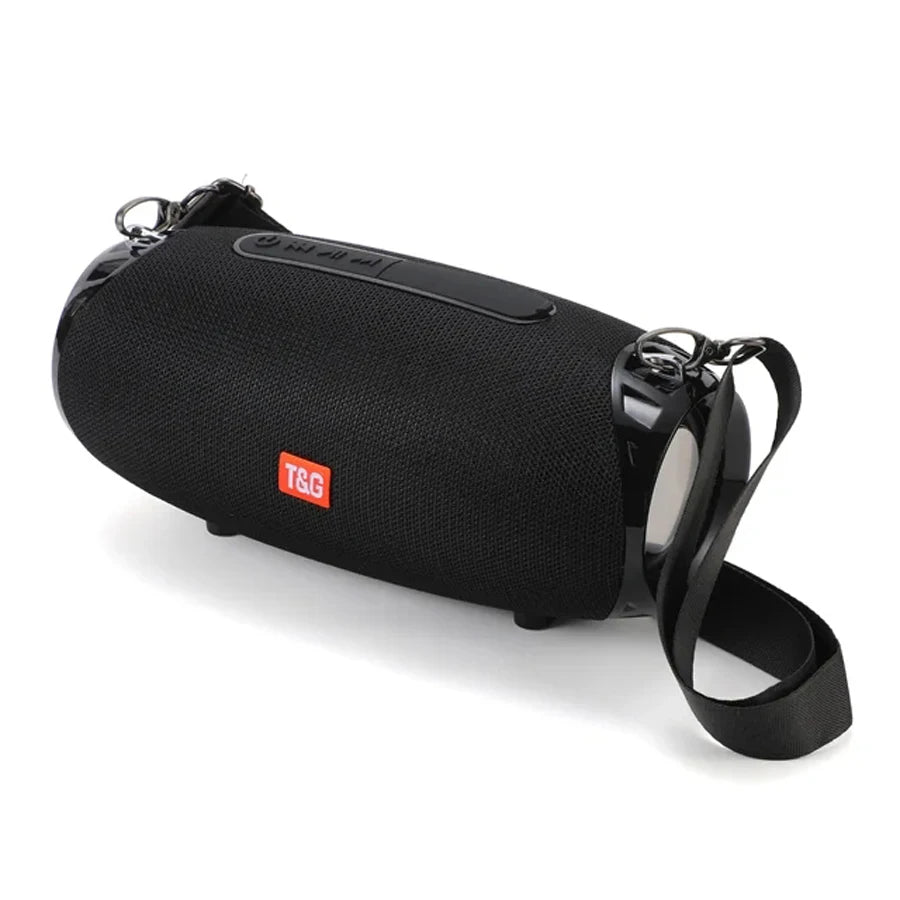 Portable Bluetooth Speaker with Subwoofer 2.1 — Waterproof FM Radio, TF/USB/AUX, Powerful Bass HiFi Sound