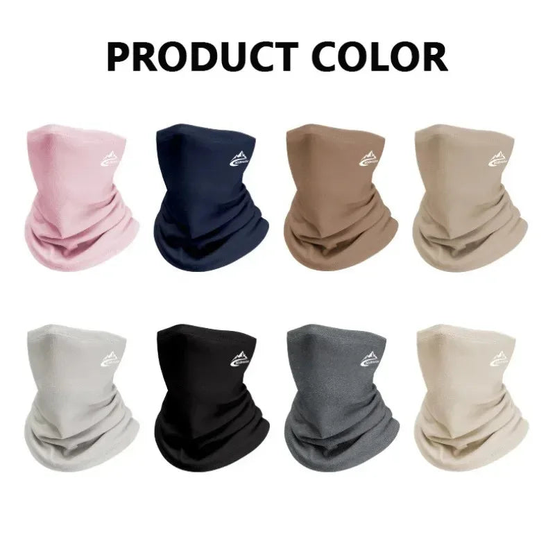Thermal Velvet Ski Mask Neck Warmer - Unisex Breathable Windproof Balaclava for Skiing, Cycling, Running & Snowboarding