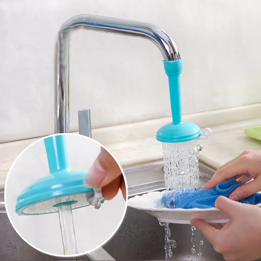Swivel Faucet Aerator - Water-Saving Tap Diffuser Adapter, Rotating Nozzle for Kitchen Sink