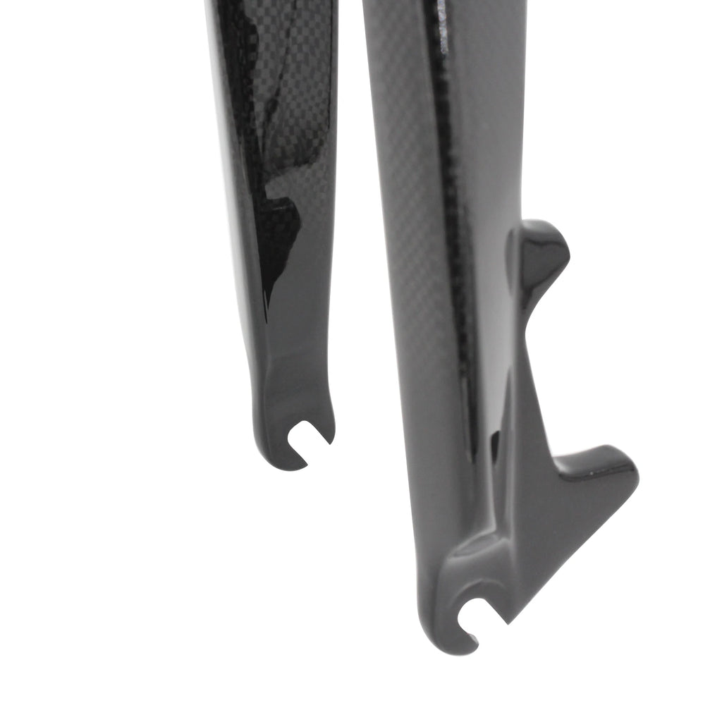 3K Full Carbon MTB Fork - 1-1/8 in (28.6 mm) Steerer, Disc Brake - Fits 26 / 27.5 / 29 in Wheels (Gloss or Matt)
