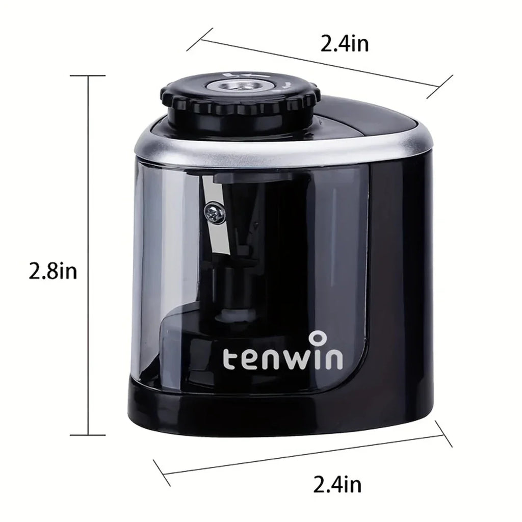 Automatic Electric Pencil Sharpener (6–8mm / 0.24–0.31 in) Desktop for Students, School & Office