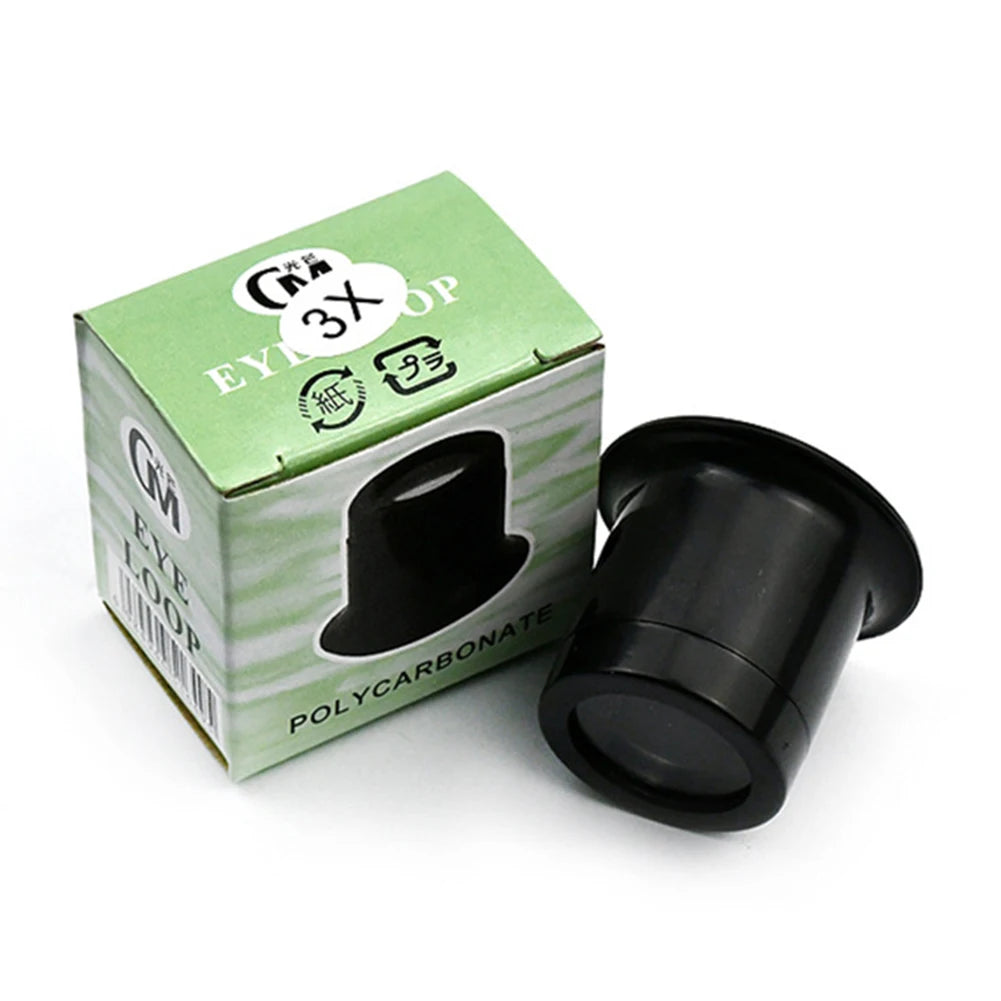 Jeweler's Loupe Magnifier Handheld Watchmaker Monocular 3x 5x 10x 15x 20x