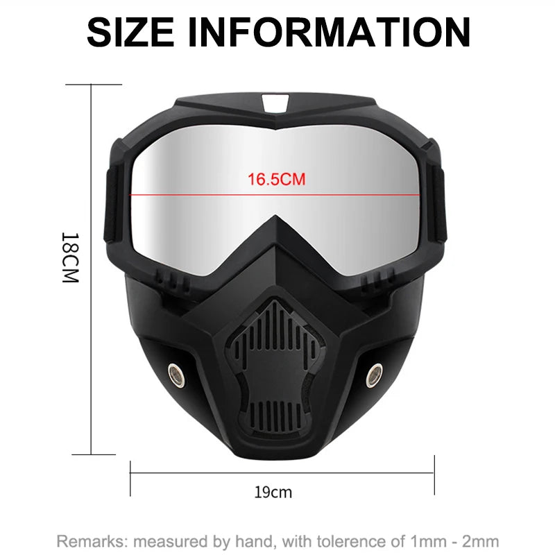 Windproof Outdoor Sports Goggles – HD Motorcycle & Snowboard Eyewear with UV Protection
