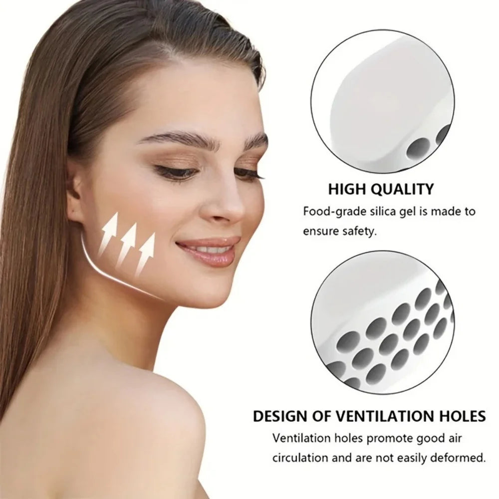 Silicone Jaw Trainer - Jawline Exerciser & Facial Shaper for Men and Women, Beginner to Intermediate