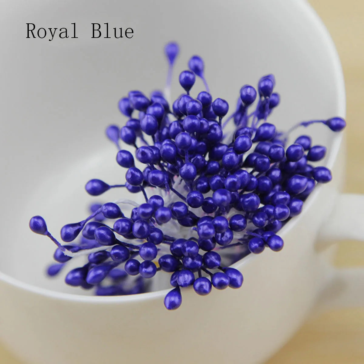 120-150 Pcs 55mm (2.17 in) Artificial Flower Stamens - Multicolor Double-Head DIY Wedding & Scrapbook Decorations
