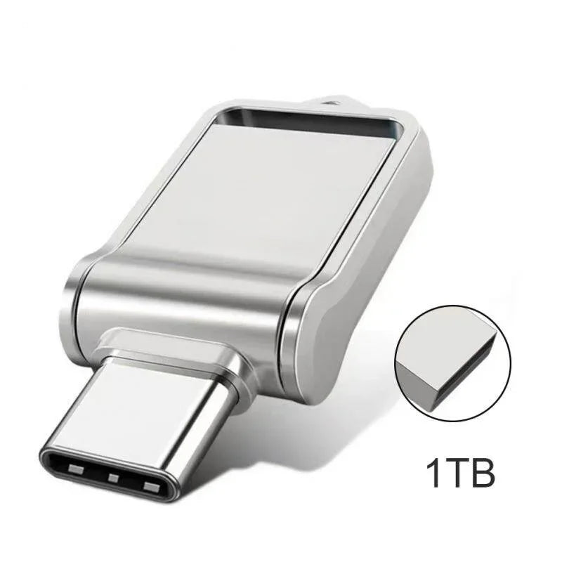 USB 3.2 High-Speed Dual-Interface Flash Drive (Type-C & USB-A Compatible) — 128GB 256GB 512GB 1TB 2TB