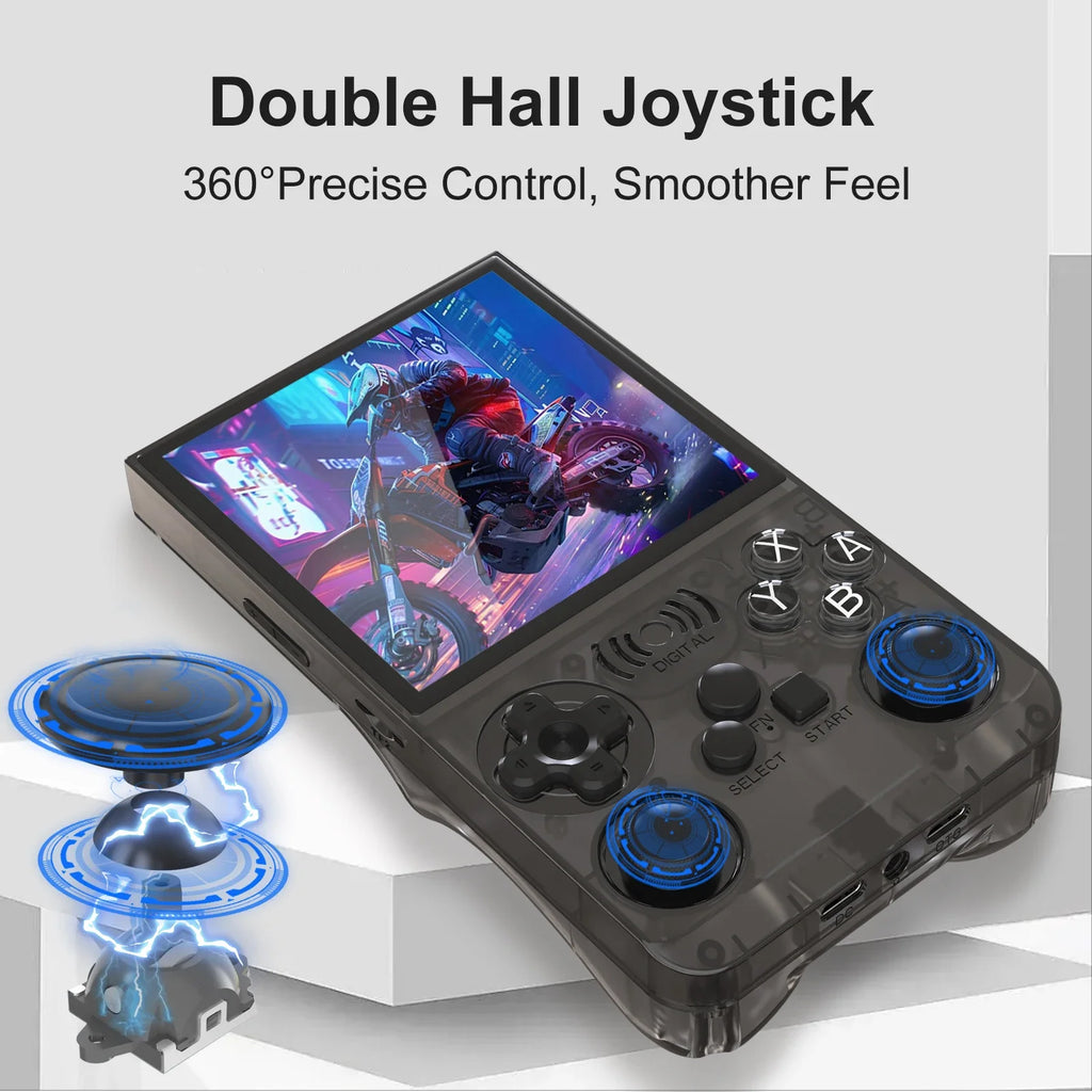 Retro Handheld Game Console 15,000+ Built-in Games, 4.0-inch (10.16 cm) IPS 720x720, 64GB Portable Pocket Console (Linux, Type-C)