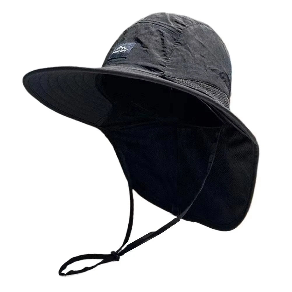 Wide Brim Sun Hat for Fishing & Hiking - Lightweight Breathable Adjustable Outdoor Travel Cap
