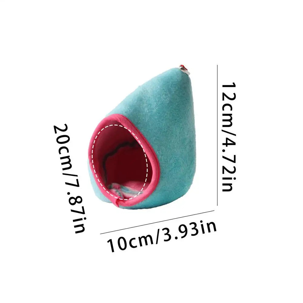 Hangable Small Pet Hammock – Hamster, Ferret & Guinea Pig Cage Bed, Polyester Climbing Perch & Cozy Hideout