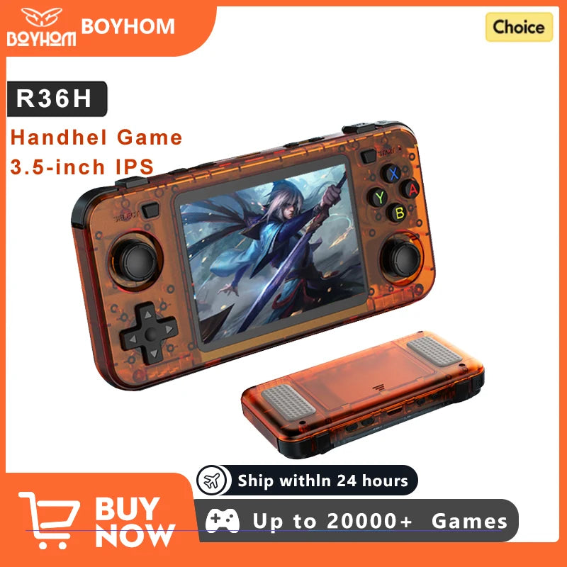 3.5-inch Handheld Retro Game Console — IPS Screen, 64GB, 3000mAh, Linux, 10,000+ Classic Games