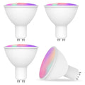GU10 Smart LED Bulb 5W RGB+CCT WiFi & ZigBee Dimmable — Smart App Control, Voice Assistant Compatible