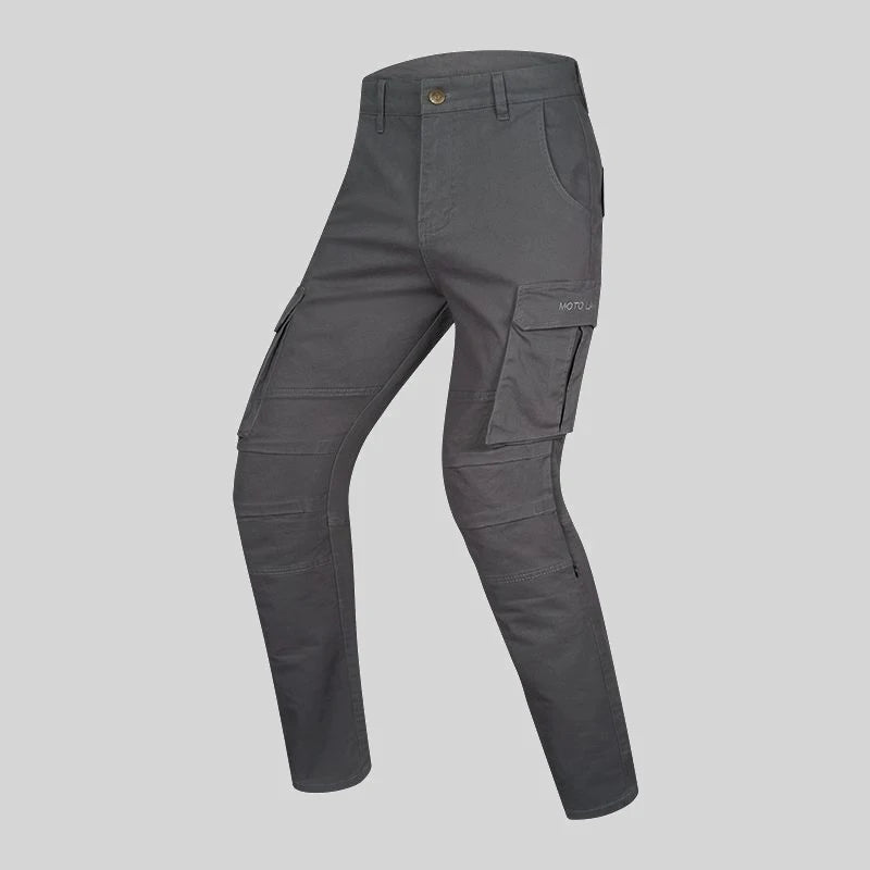Motorcycle Riding Pants - Anti-Fall Anti-Tear with Detachable Armor, Retro Off-Road All-Season
