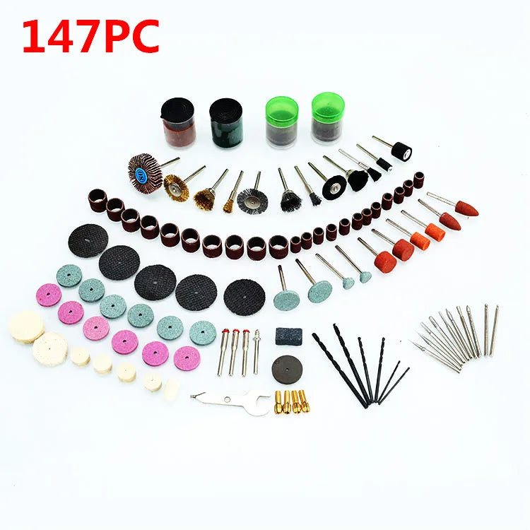 110/220V Electric Engraving Rotary Mini Drill Kit – 130W Variable Speed 5-Setting Grinder