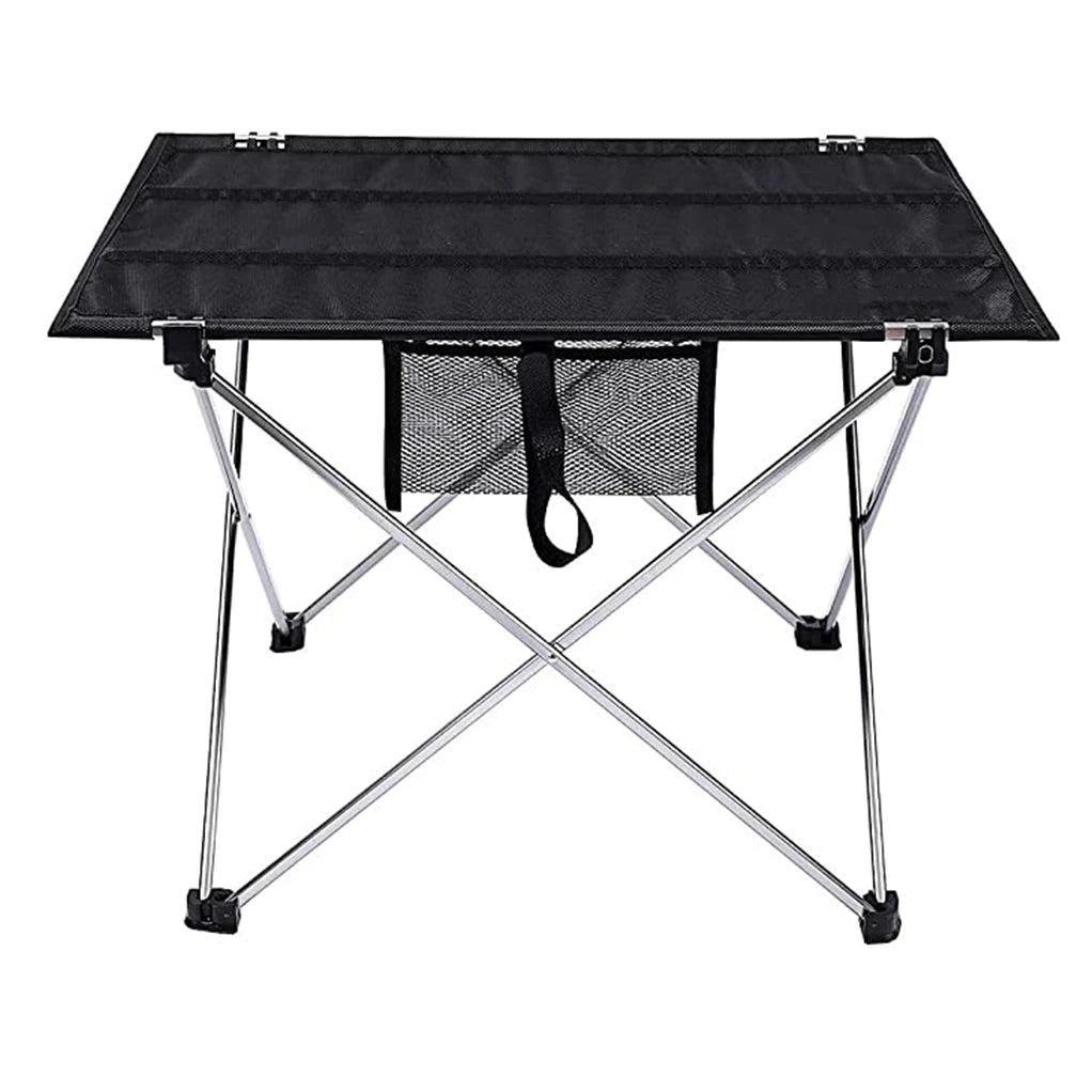 Ultralight Aluminum Folding Camping Table – Portable Roll-Up Picnic & Hiking Table with Carry Bag, Two Sizes (30×22×20.5 in / 76×56×52 cm; 22×17×15.4 in / 56×43×39 cm)