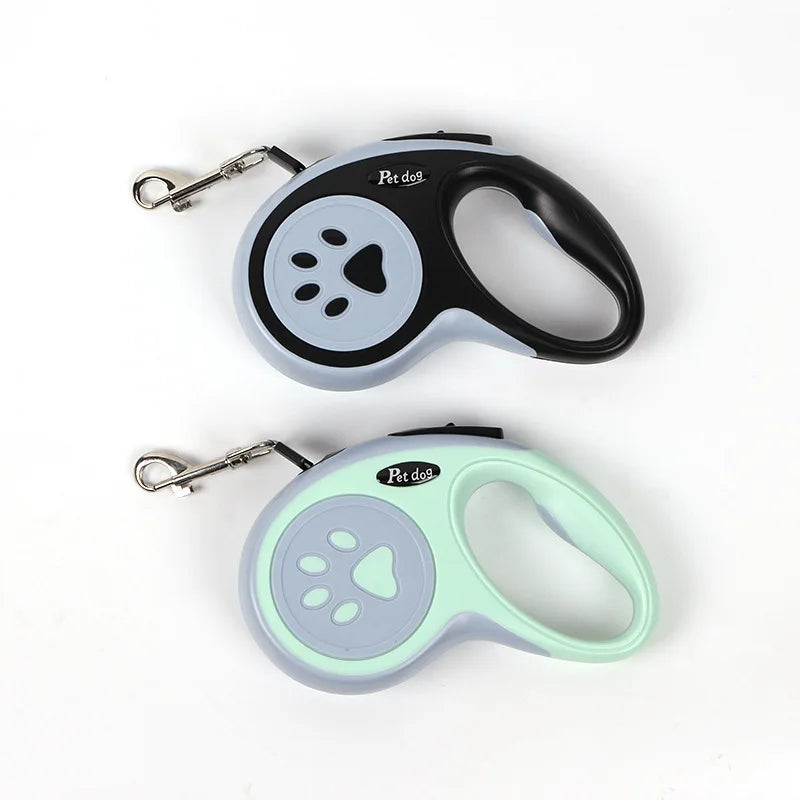 Retractable Nylon Dog Leash 3m/5m (9.8/16.4 ft) Extendable Lead for Small & Medium Dogs and Cats