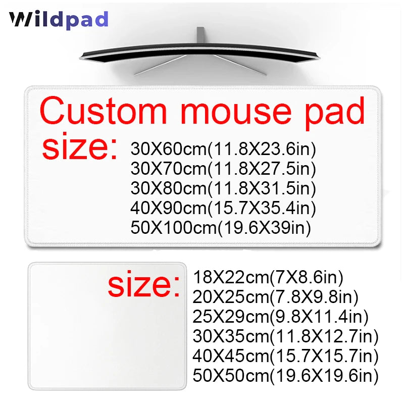 Custom XXL Gaming Mouse Pad - Large Personalized Desk Mat with Custom Logo & Bulk Discounts