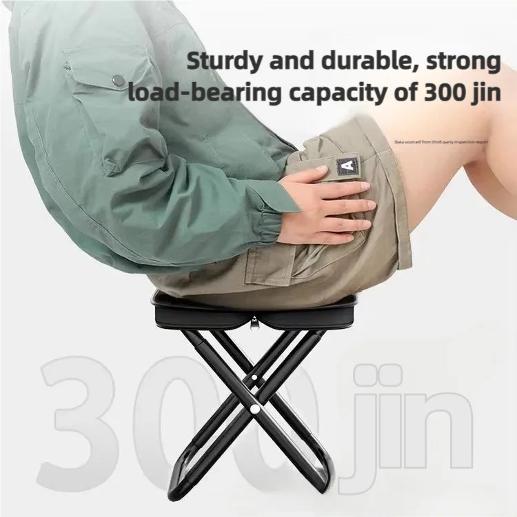 Portable Folding Camping Stool – Ultra-Light Handbag Foldable Chair for Fishing, Hiking & Travel
