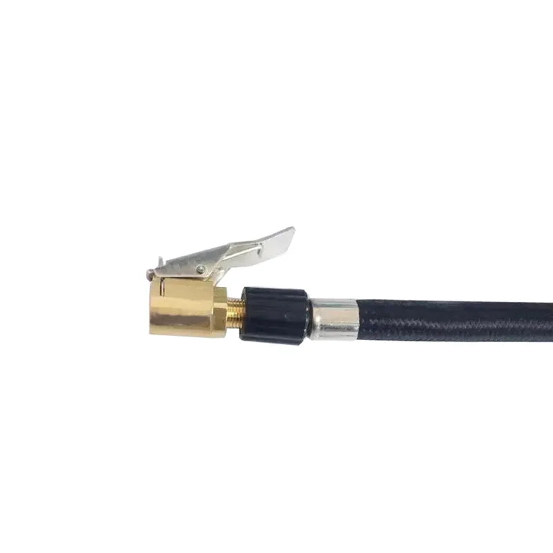 Brass Clip-On Tire Valve Air Chuck Adapter - Fits 6mm (0.24 in) & 8mm (0.31 in) Inflator Connector