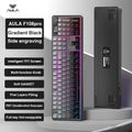 108-Key Wireless Bluetooth Gaming Keyboard Full-Size — Gasket-Mount Hot-Swappable with TFT Smart Display, RGB, Macro Knob, 8000mAh Battery