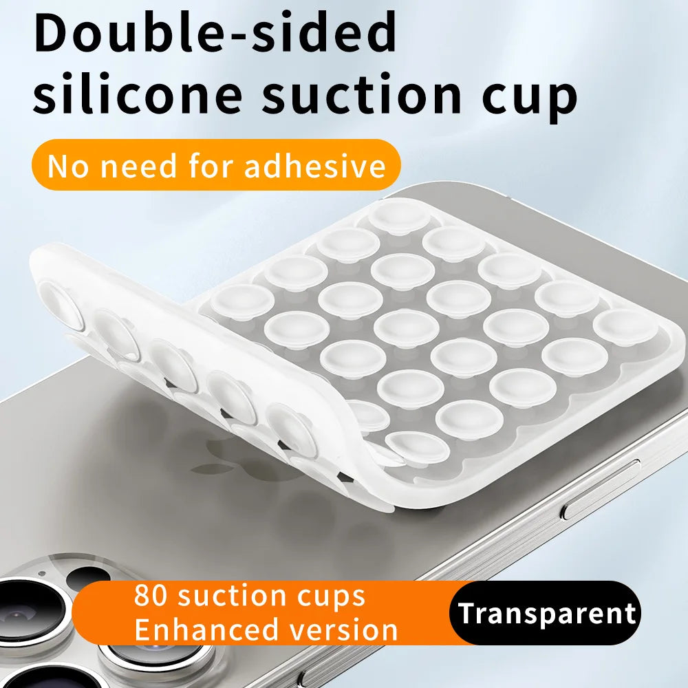 Double-Sided Silicone Suction Cup Phone Mount – Universal Anti-Slip Car Dashboard & Windshield Holder