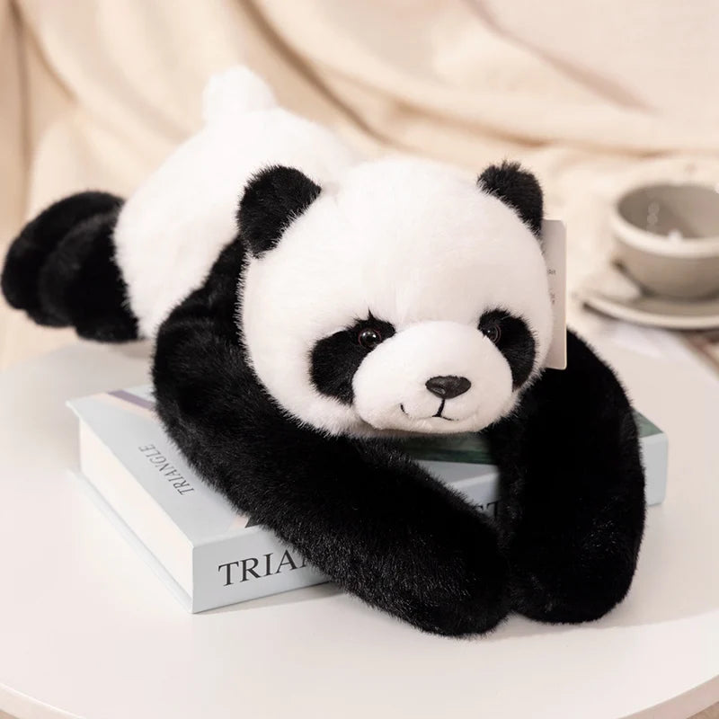Long-Arm Weighted Plush Animal Pillow – Soft Fluffy Raccoon, Koala, Bear & Giraffe Cushion