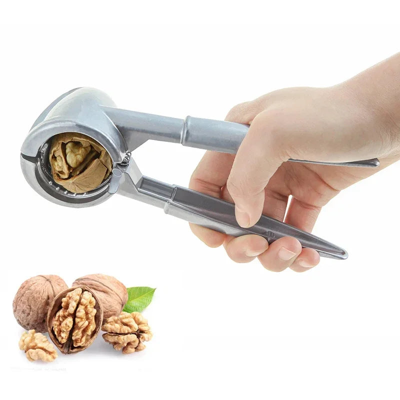 Multifunction Zinc Alloy Nutcracker Nut Sheller for Almonds Walnuts Pecans Hazelnuts