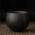 Stoneware Teacup 80ml (2.7 fl oz) Ceramic Tea Cup Small Espresso Cup 6.2 x 5 cm (2.44 x 1.97 in)